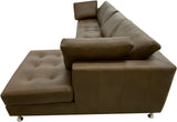 Melissa Sectional (Right Arm Left Chaise Loveseat + Right Arm Sofa)