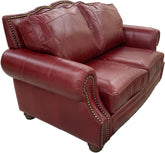 Walton - Loveseat - English Matador Deep Red