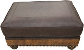 Walton - Ottoman 1/2 - Palio Dark Brown