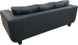 Piazza - Sofa 3-Seat - Fellside Black