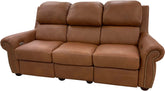 Towne - Sofa with Power RA & LA Incliners - Sequoia Saddle