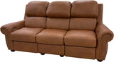 Towne - Sofa with Power RA & LA Incliners - Sequoia Saddle
