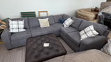 Outlet - Fabric 2 Pc Sectional w/ Sleeper