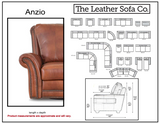Anzio - Sofa 3-Seat - Jupiter Truffle