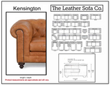 Kensington - Sofa 3-Seat 96" - Fendi Vanilla