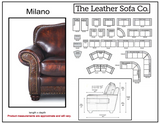 Milano - Sofa 3-Seat - Palio Whiskey