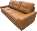 Max Studio No Ears - Sofa with Power RA & LA Incliners - Sooner Golden Tan