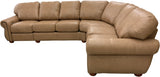 Vintage Sectional (Right Arm Sofa Wedge With Pushback Recliner + Left Arm Loveseat Wedge With Pushback Recliner)
