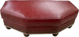 Walton - Theater Ottoman 1/2 - English Matador Deep Red